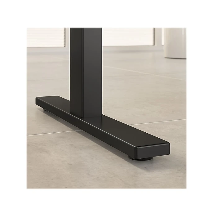 Bush Business Furniture Office 500 27"-47" Adjustable Desk With Storage And Bookcase, Black Walnut (OF5006BWSU) 6 Bush Business Furniture Office 500 27"-47" Adjustable Desk With Storage And Bookcase, Black Walnut (OF5006BWSU) - Image 4