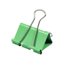 JAM Paper® Colorful Binder Clips, Large, 1 1/2 Inch (41mm), Green Binderclips, 12/Pack (340BCgr) -Office Supplies Shop sp93880928 sc7