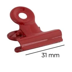 JAM Paper Bulldog Clip, Red, 15/Pack (526SJP256) -Office Supplies Shop sp97151273 sc7