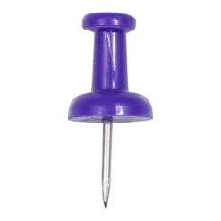 JAM Paper Push Pins, Purple, 100/Pack (222419053) -Office Supplies Shop sp97365215 sc7