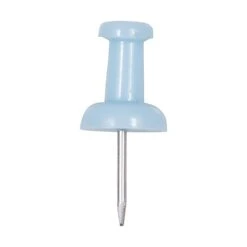 JAM Paper Pushpins, Baby Blue, 100/Pack (222419047) -Office Supplies Shop sp97365345 sc7