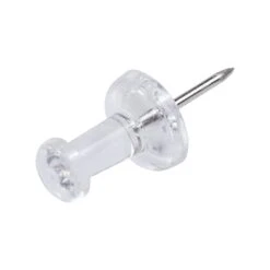 JAM Paper Pushpins, Clear, 100/Pack (222419050) -Office Supplies Shop sp97365363 sc7